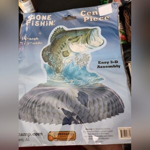 Gone Fishin' 3D Tabletop Centerpiece